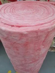 Glass Wool for Roofing Heat Insulation Pink Glass Wool Blanket Colored Glass Wool Roll - Hebei Liangpeng New Material Co., Ltd. - China