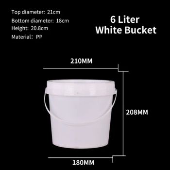 6L Plastic Buckets for Paint, Food, and General Applications - Xingtai Xinbei Plastic Products Co., Ltd. - China