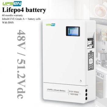 LiFePO4 Battery Pack 48V/51.2V 50-200ah with Premium Cells - 6000+ Cycles 5-Year Warranty for Solar Energy Storage & UPS Systems - Shenzhen UPSEN Electronic Co., Ltd. - China