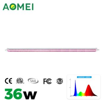 Full Spectrum Lights T8 36W Fluorescent Reflectors Indoor Hydroponic Farming LED Grow Light - Shenzhen Aomei Lighting Technology Co., Ltd - China