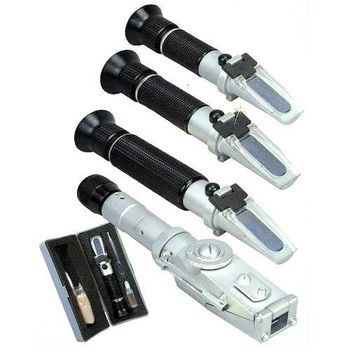 Hand Refractometers Design Durable Design Accuracy Accurate Result Operational Life Enhanced Operational Life Operating Range 0 - 32%, 0 - 50%, 0 – 95%, 28 – 62%, 40 – 85%, 58 – - Double R. Optic Scientific Work - India