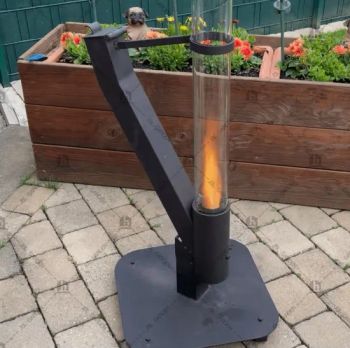 Decorative Eco-Friendly Patio Heaters Outdoor Wood Pellet Heater - HENAN JINBAILAI INDUSTRIAL CO., LTD. - China