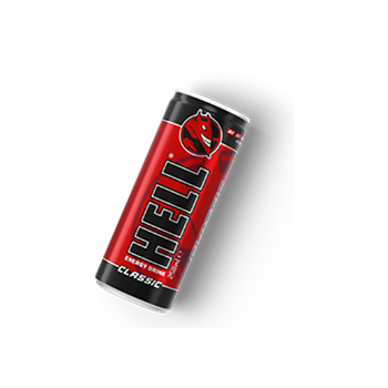 Packed with caffeine and B-vitamins Hell Energy Drink 250ml boosts energy fast - MASI TRADING GMBH - Germany