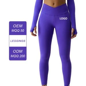Wholesale Factory Seamless Cross High Waist Tight Yoga Pants Women's Peach Butt Lift Scrunch Butt Running Dry Fit Pants Stretchy Fitness Leggings - Hangzhou Toptop Clothing Co., Ltd. - China