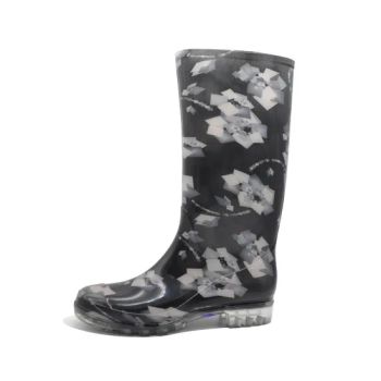 Factory Customized Posh Comfortable Ladys Rain Boots Print Wellington Boots Rubber Rain Boots - Fuzhou Byshow Trade Co., Ltd. - China