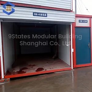 Short Construction Period Mobile Expandable Prefabricated Construction for Garages in Private Courtyards of Villas - 9States Modular Building Shanghai Co.,Ltd. - China