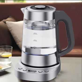 Kitchen Popular 1.7L Russian Electric Glass Kettle Samovar Water Boiler Tea Maker Electric Kettle - Zhongshan Yuekon Electrical Appliances Co., Ltd. - China