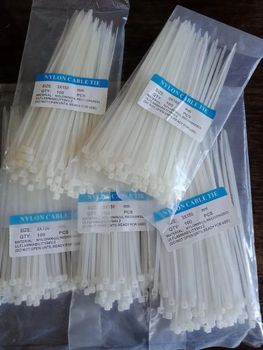 White Nylon Cable Tie Color White Length 400 - OE Auto Parts - India