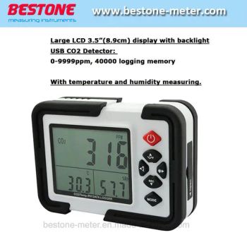 Digital CO2 Monitor Meter Ht-2000 Gas Analyzer Detector Analyzers with Temperature and Relative Humidity - Shenzhen Bestone Industrial Co. Ltd. - China