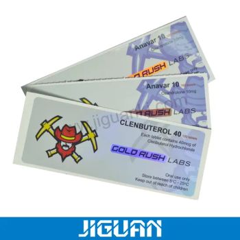 Hologram Stickers 10ml Vial Steroid Labels for Steroid Pharmaceutical Packaging - Dongguan Jiguan Technology Co., Ltd. - China