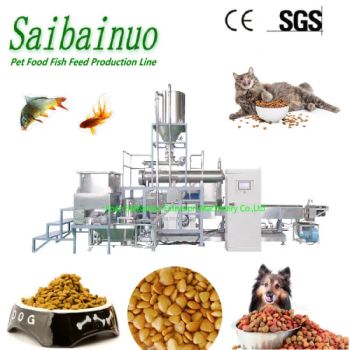 Saibainuo SLG65III SLG70II Floating Fish Feed Making Machine 150-500kg/Hr Auto 38CrMoAl Steel 1Y Warranty - Jinan Saibainuo Extrusion Machinery Co., Ltd. - China