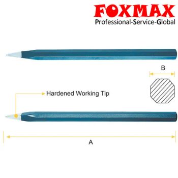 Professional Masonry Tipped Cold Stoning Chisels (FXC-04) Origin China Condition New Trademark OEM Color Unicolor Warranty a - Suzhou Foxmax Tools Co., Ltd. - China