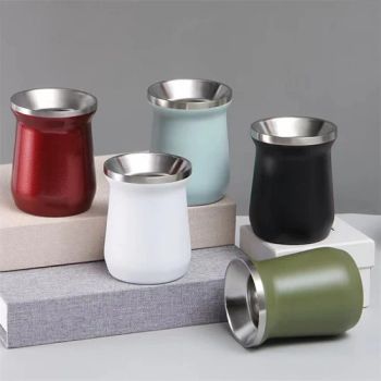 Factory Price Sublimation Mate Coffee Tea Cups Double Wall Stainless Steel Yerba Mate Wine Milk Tumbler Mug - Suzhou TopRising International Trade Co., Ltd - China