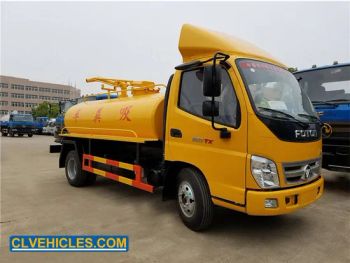 Foton 4000L Vacuum Septic Fecal Sewage Suction Truck - Chengli Special Automobile Factory - China