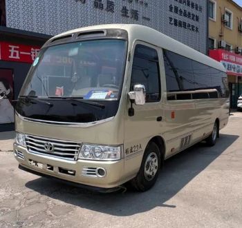 Chinese City Buses: 23-Seat Diesel Toyota Minibuses; 55-Seat Tourist Buses; Jinchai Brand; Kowloon Buses - Liangshan Jinen Automobile Trading Co., Ltd. - China