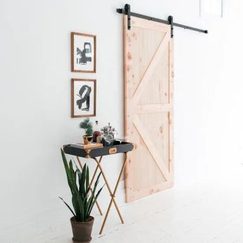 Wholesale Barn Door Hardware Carbon Steel Slide Sliding Barn Doors Hardware Track Rail Iron Accessories for Wooden Door Kinmade - Zhejiang Kinmade Group Co., Ltd. - China