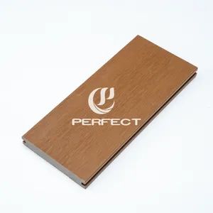 UV Resistant Outdoor Solid Wood Plastic WPC Balcony Floor Terrace Flooring Decking - Linyi Perfect New Material Co., Ltd - China