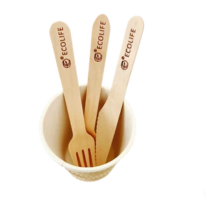 Wooden Cutlerly Spoon Fork Knife Sets Support Wholesale Cheap Disposable Birch Wood Fruit Party Dinner Party Decorations - ECOLIFE CO., LTD. - China