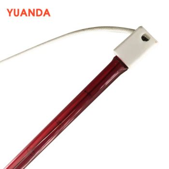 Sk15 Halogen Infrared Heater Lamps Color White Base Type Lamp Bulb Type Tube Model H4 Series Trademark YUANDA Power - Lianyungang Yuanda Quartz Product Co., Ltd. - China