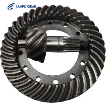 Spiral Hypoid 8: 37 Bevel Gears for Agricultural Machinery Origin China Customized OEM Color Dark Grey Type Bevel Gear Trademark - Qingzhou Jianfu Gear Co., Ltd. - China