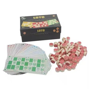 Wood Bingo Toys Educational Barrels Loteria Cards Bingo Wooden Russian Lotto Board Games for Family - Ningbo XiaoChuang Crafts Co., Ltd. - China