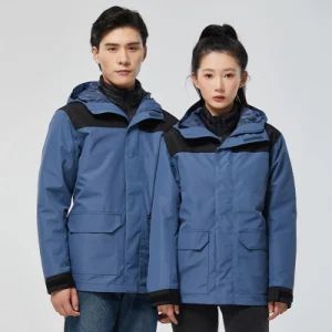 Spring Autunm Winter Outdoor Down Jacket Detachable Hiking Jackets Puffer Coat Duck Clothes Unisex - Shijiazhuang Beiduoyin International Trade Co., Ltd. - China