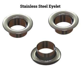 Custom Curtain Tent Fabric Stamping Eyelets High Quality Stainless Steel/Brass Eyelets - Dongguang D&G Industrial Co., Ltd. - China