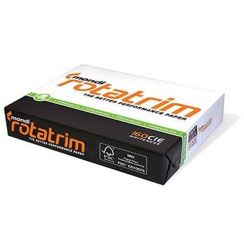 Mondi Rotatrim Copy Paper Designed For Smooth Printing High Brightness And Reliable Office Use Fast Delivery Wholesale Premium Quality Printer White 210x297mm 500 Sheets Ream 5 Reams - wood traders - Poland