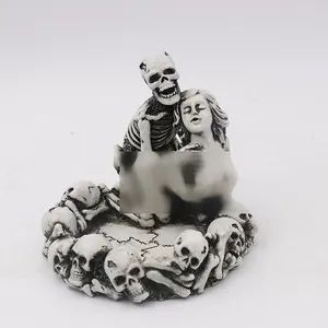 CX09 Customized Resin Skull Ashtray 9x8CM Box 15D MOQ100 Origin China Model NO. CX-09 Brand Customized Trademark cxlies Specification 9*8CM - Yiwu Sake Trading Co., Ltd - China