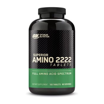 Optimum Nutrition Superior Amino 2222 Tablets, Complete Essential Amino Acids - BOLIDO NETHERLANDS B.V. - Netherlands