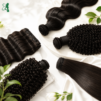 Premium Human Hair Weft Extensions - All Textures Hair Type Human Hair Hair Quality Double Drawn Volume Fuller Volume, Thicker Ends - Dewa Dewi Hair - Indonesia