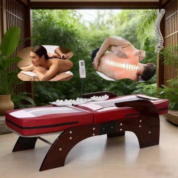 China Supplier Customizable Electric Massage Bed Infrared Heating Full Body Jade Rollers - Wenzhou Pop Relax Co., Ltd. - China