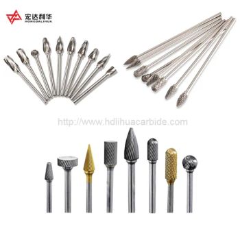 1 8 Shank Solid Carbide Burrs Rotary Cutters Rotary Files with 3mm 6mm 8mm 10mm 12mm 16mm Shank Diameter with Single or Double Cut - Zhuzhou Lihua Cemented Carbide Co., Ltd. - China