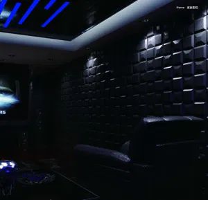 Decorative Foam Leather Wall and Ceiling Acoustic Panels HS Code 391890 Trademark TANGRAM Customized Customized Origin Putian of - XIAMEN TANGRAM DECORATIVE MATERIALS CO.,LTD - China