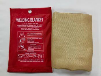High-Temp Fireproof Fiberglass Welding Fire Blankets & Rolls - Topsun Fiberglass Industrial Co - China