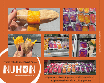 Nuhun Frozen Baked Honey Sweet Potato - Ready to Eat and Export - Bima Mahkota Nusantara - Netherlands