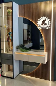 Residential Interior Designers & Works Mount Type Wall-mounted Design Style Modern And Elegant Space Optimization Compact Yet - Sri Laxmi Narasimha Interiors - India