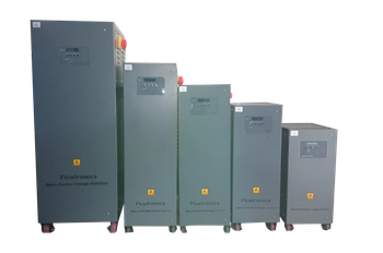 Air Cooling Three Phase Voltage Stabilizer Rating 4.5 Efficiency 98% Phase Three Phase Brand Fluxtronics Input Voltage - Fluxtronics - India