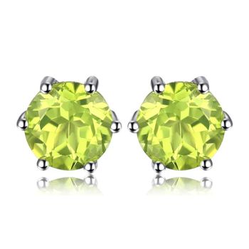 OEM Factory Wholesale Manufacturer Moissanite Earrings 925 Sterling Silver Jewelry Birthstone Earrings Jewelry Gift for Girl - Guangzhou Panyu Longlong Jewelry Factory - China