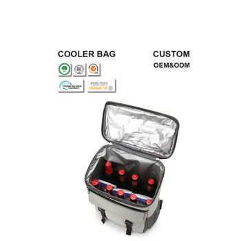Golden Insulated Bag Portable Multifunctional Picnic Camping Waterproof Soft Cooler Backpack - Sanda New Material Co., Ltd. - China
