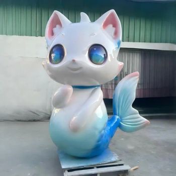 Factory Direct Supply Cartoon Animal Sculptures Custom Simulation Life-Size Dog Cat Garden Landscape Decoration Sculptures - Shenzhen 7-Hong Technology Co. Ltd. - China