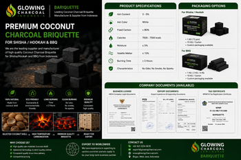 Briquette Coconut from Toko Berkah Vanilla Briquette Coconut - Toko Berkah Vanilla - Indonesia