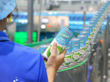 Private Label 100% NFC Topical Coconut Water with Pulp Vietnam – 250ml Aluminium Can - 24 can/carton - Vihamark - Vietnam Sourcing - Erwin Sinh - Vietnam