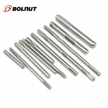 High Precision Stainless Steel 304 Threaded Dowel Pins Dowel Pins Knurled Head Flat End Dowel Pin - Bolnut Fastener Co., Ltd - China