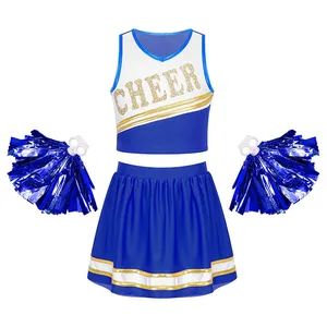 OEM Custom Polyester Breathability Fabric Cheerleading Uniforms Sexy Girls Cheerleading Uniforms - Ozeason International Co., Ltd - China