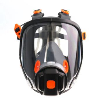Wholesale Cn Ci H2s Cl2 Gas Mask with Doulbe Filters Color Blue MOQ 20 PCS Weight 500g Origin China Model NO. 9300 Shape Full Face - Xi'an Personal Protective Equipment Co., Ltd. - China