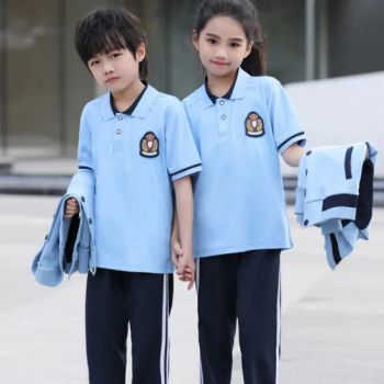 Summer School Uniforms Sports T Shirts Unisex Polo Shirt for Kindergarten and Primary Students Children's T Shirts - Guangzhou Nolai Garment Co., Ltd. - China
