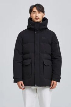 Custom Anti Wrinkle Waterproof Down Jacket Mens Puffer Winter Jackets Coat Men Hooded Detachable - Tanboer Group Co., Ltd. - China