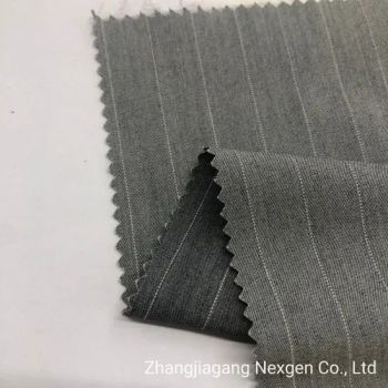 T/R/Spandex Yarn Dyed Stripe Like Wool Fabric for Suit Garments - Zhangjiagang Nexgen Co., Ltd - China