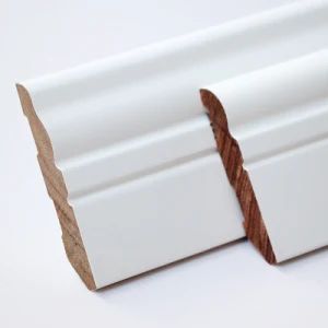Elegant White Solid Wood Wall Baseboard for Stylish Interiors - Shanghai Pulan Decoration Co., Ltd. - China